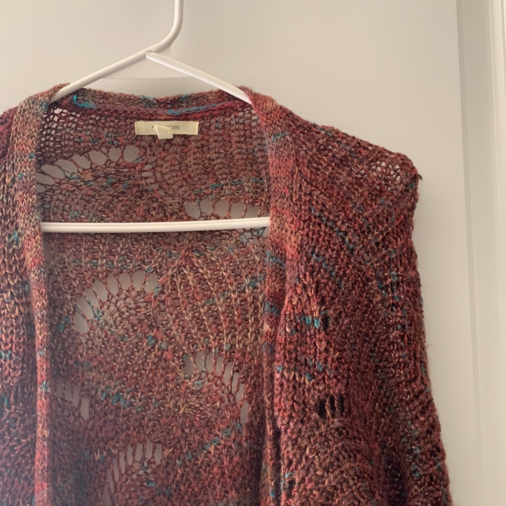 NWOT Maurice’s Distressed Cardigan